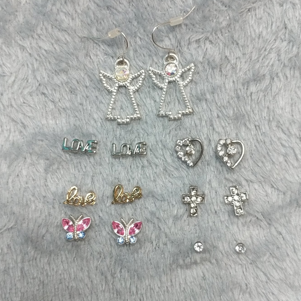 Various earrings